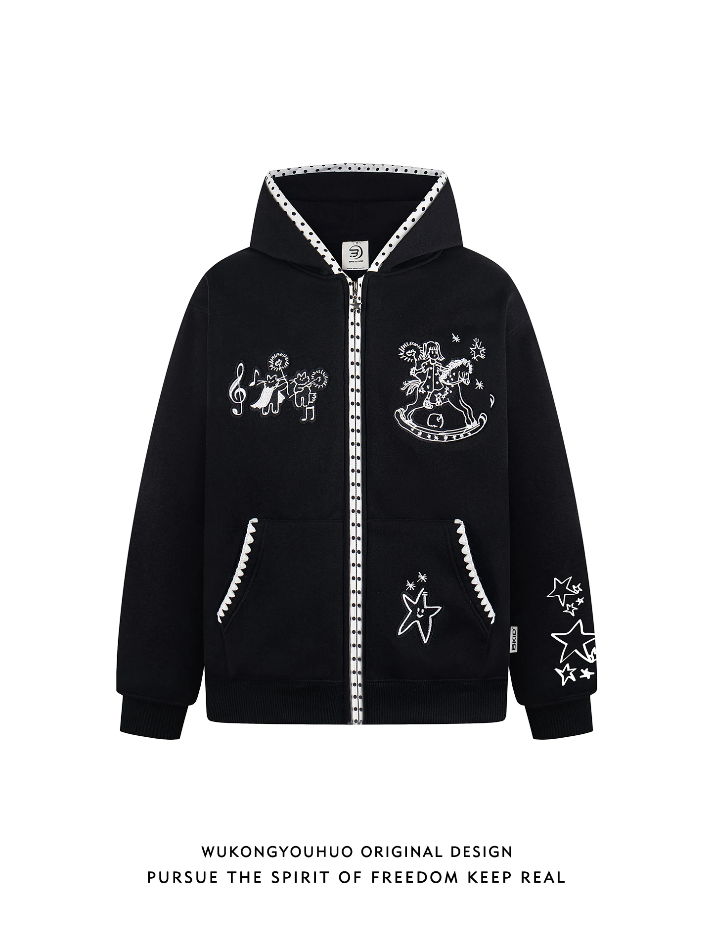 

Мужская толстовка-кардиган в американском ретро-стиле с вышивкой, повседневная универсальная свободная верхняя одежда для пар, весенняя коллекция