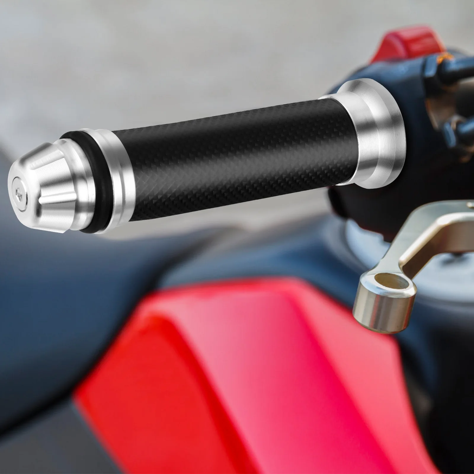 

1 Pair Motorcycle Handlebar Grips 22Mm Nonslip Durable Handle Bar End For Motorbike Throttle Grip Motorcycle Accessories