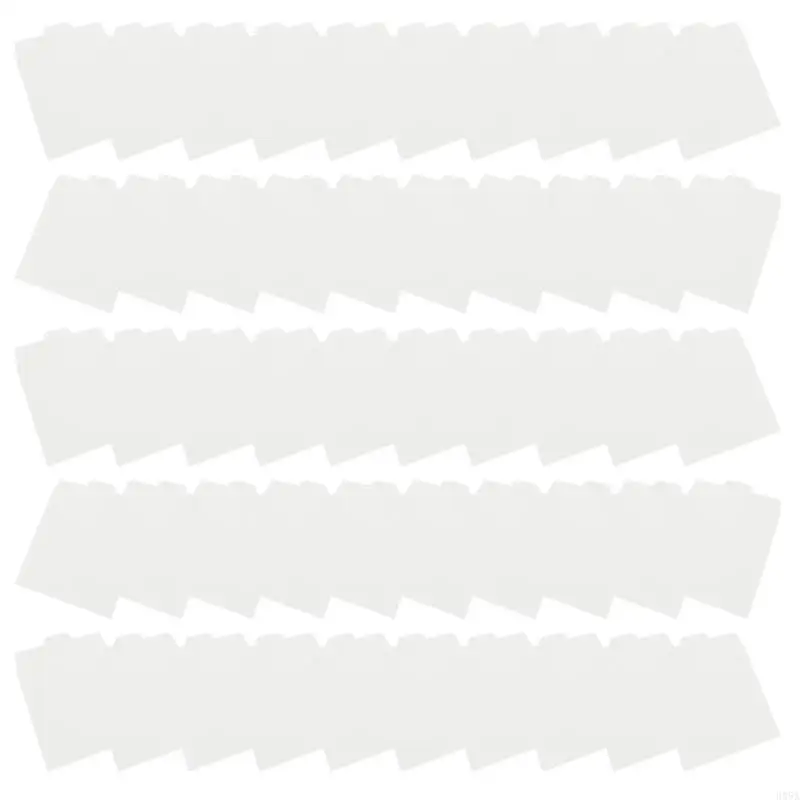 50 حافظة أقراص من الورق المقوى لتخزين إيصالات بطاقات أقراص DVD