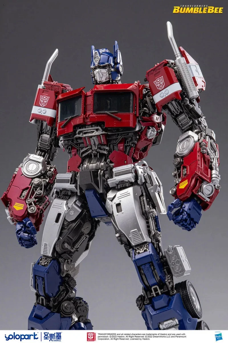 Figurine d'action Soskill TransDevices Optimus Prime, modèle d'assemblage de décoration, cadeau d'anniversaire de renforcement, livraison gratuite, en stock