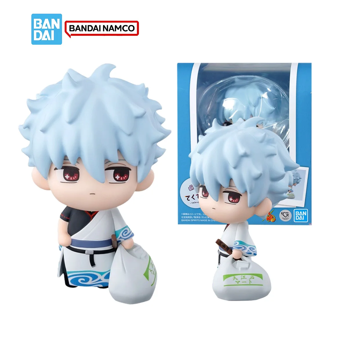 

Bandai Tekupiku Gintama Model Kit Аниме Фигурки Tekupiku Sakata Gintoki Фигурка Joints Подвижная модель для детей Игрушки Подарки