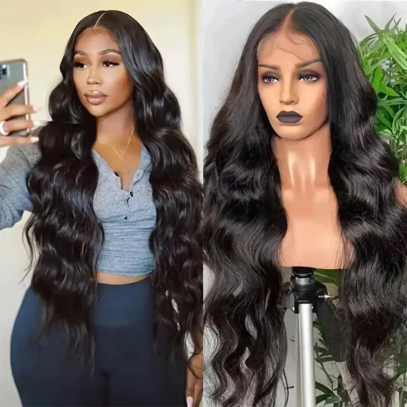 Rosabeauty HD 13X6 Transparent 5X5 Glueless Wig Body Wave Lace Frontal 13X4 Front Human Hair 250% Density For Women