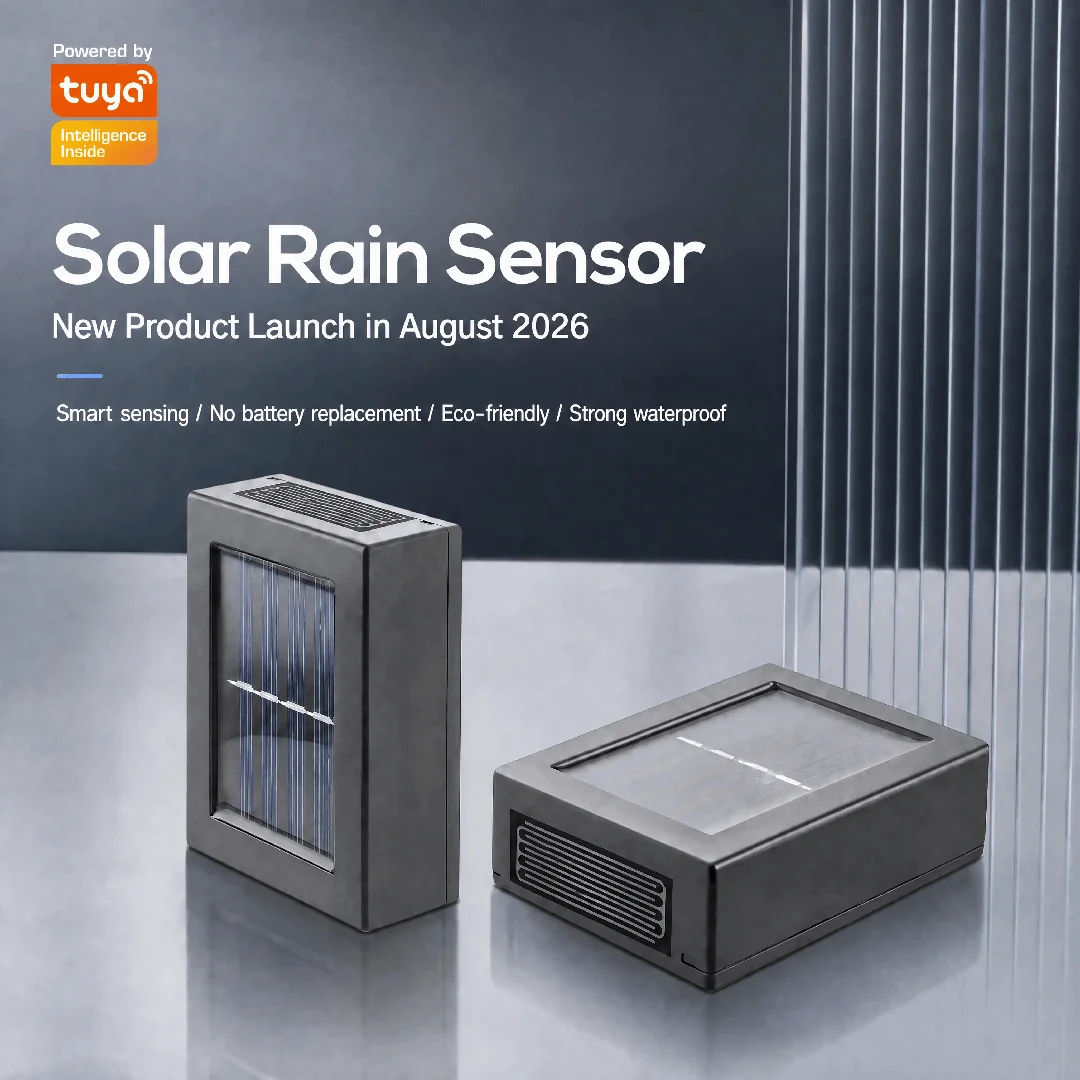 Wasserdichter kabelloser Zigbee-Regensensor, solarbetriebener Echtzeit-Regenfallmelder, Fernsteuerung über die Smart Life App