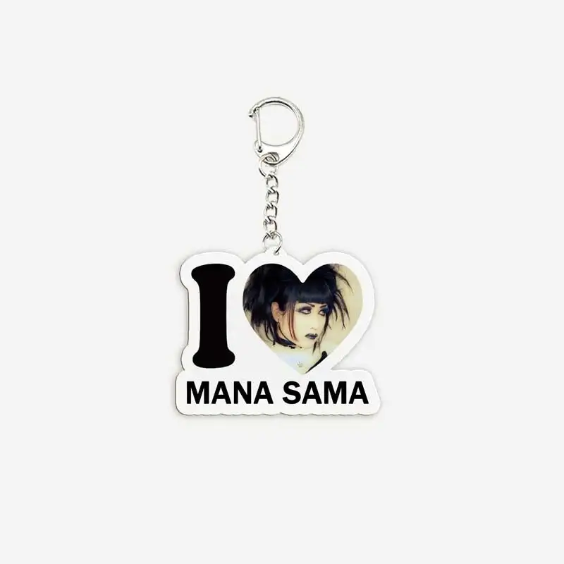 Acrylic Mana Sama Keychain for Accessories Bag Malice Mizer Key