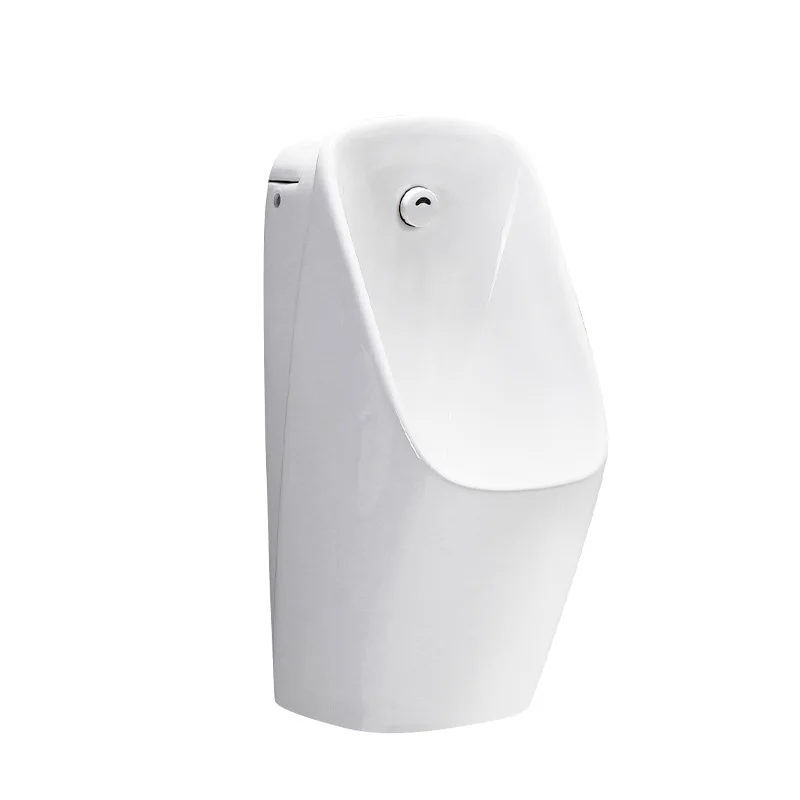 Smart Induction Floor Standing Modern Urinal for Family Bathroom/Hotel Use, Men Adult Ceramic Siphon Flush