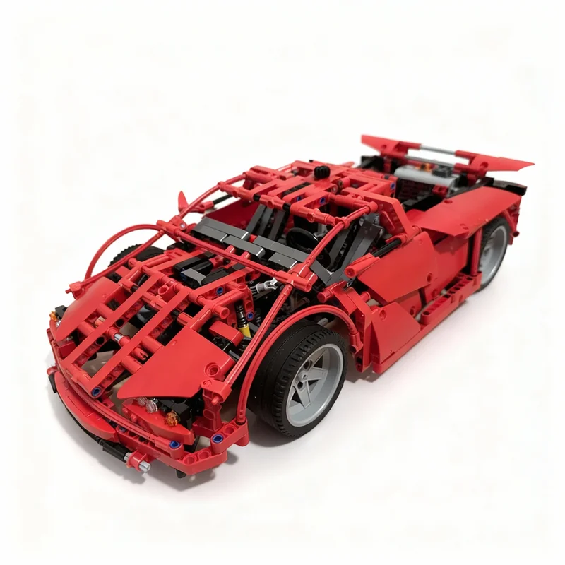 1225 pièces MOC Technic – Nouvelle Supercar Modèle Alternatif – Blocs de Construction – Idée Cadeau de Noël – Jouet Éducatif en Briques