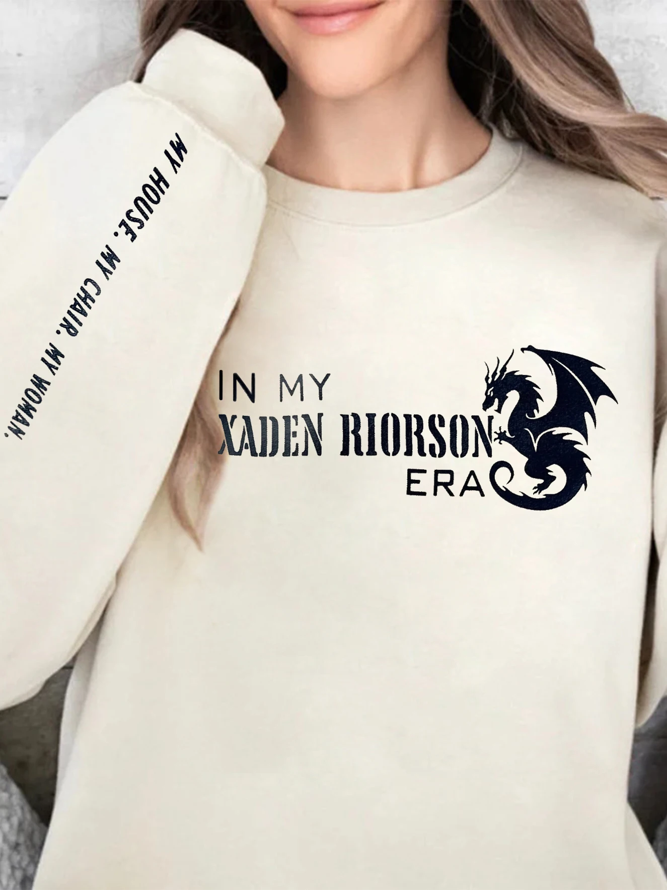 Fourth Wing Sweatshirt Women Pullover Basgiath War College Crewneck Sweatshirts Dragon Rider Streetwear Fantasy Reader Hoodie