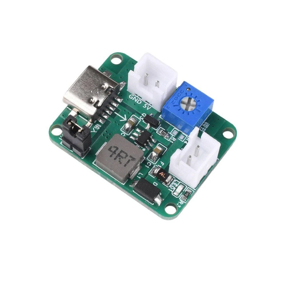 

Adjustable DC-DC Boost Converter Module Dual Input 3-6V/Type-C 5V to 5-24V 2A Output with ON/OFF Switch Short Circuit Protection