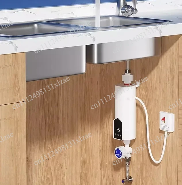 110V 3500W Instant Tankless Water Heater Faucet - Electric Hot Water Tap Heating Machine for Kitchen Bathroom Shower