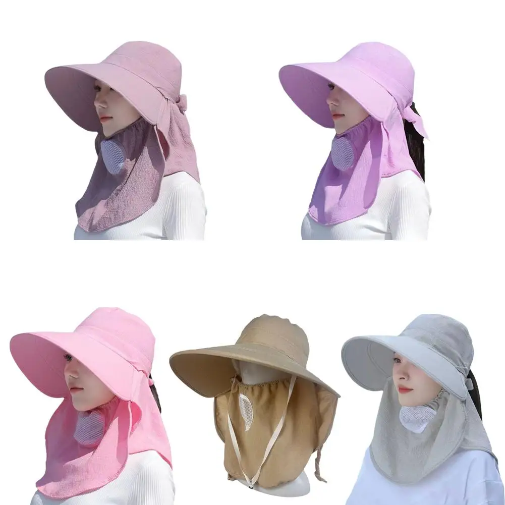 Sommer Schnelltrocknender UV-Schutz Fischerhut Gesichts- und Nackenschutz Outdoor Angeln Radfahren Verstellbarer Herren-Schirmhut Damen-Bucket-Hat – Detail 8