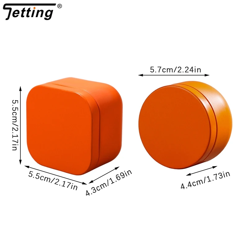 1Pcs Portable Solid Color Mini Tin Box Tea Sealed Jar Packing Boxes Jewelry Candy Small Storage Can Coin Earring Headphones Case