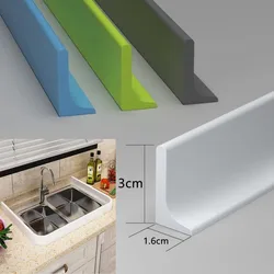 Shower Dam Bathroom accessories silicone Dry And Wet Separation Water retaining strip flood barrier Door stopper Guard blocker