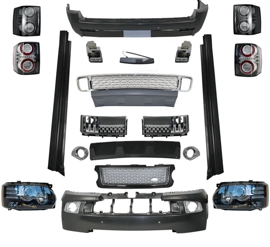 

Autobiography Body Kit for Range Rover Vogue L322 2002-2009 Headlights Tail Lamps Bumper Grille Upgrade Facelift To 2010-2012