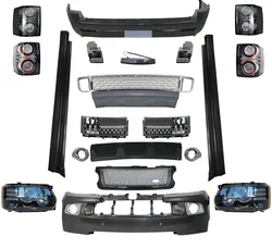 Autobiography Body Kit for Range Rover Vogue L322 2002-2009 Headlights Tail Lamps Bumper Grille Upgrade Facelift To 2010-2012