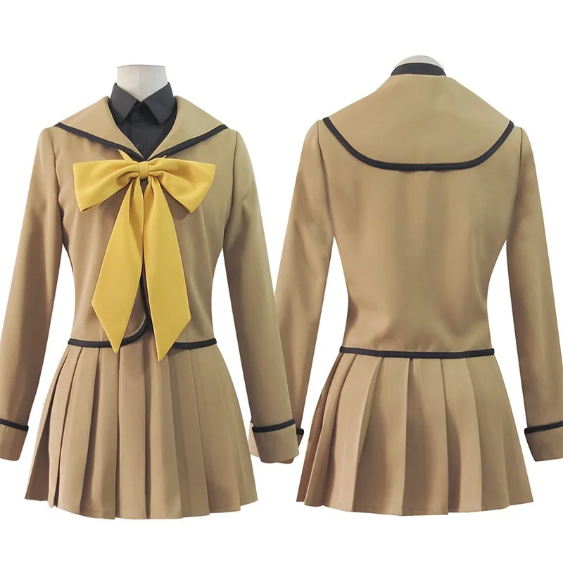 

Nanami Momozono Cosplay Costume School Uniform Sailor Suit Tops Skirt Outfit Halloween