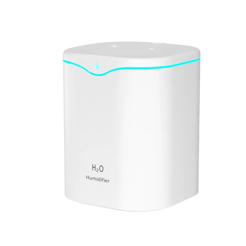 2.2L Dual Head Mist Humidifier, Silent Large Capacity Includes Aroma And Ambient Light, Cool Mist Humidifier For Home