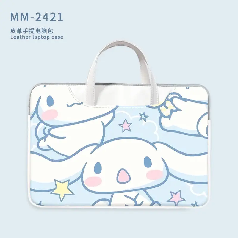 Sanrio Hello Kitty Laptop Bag 11in 13in 14in 16in Cinnamoroll Cute Large Capacity Tablet Organizer Cartoon Handbag Laptop Case