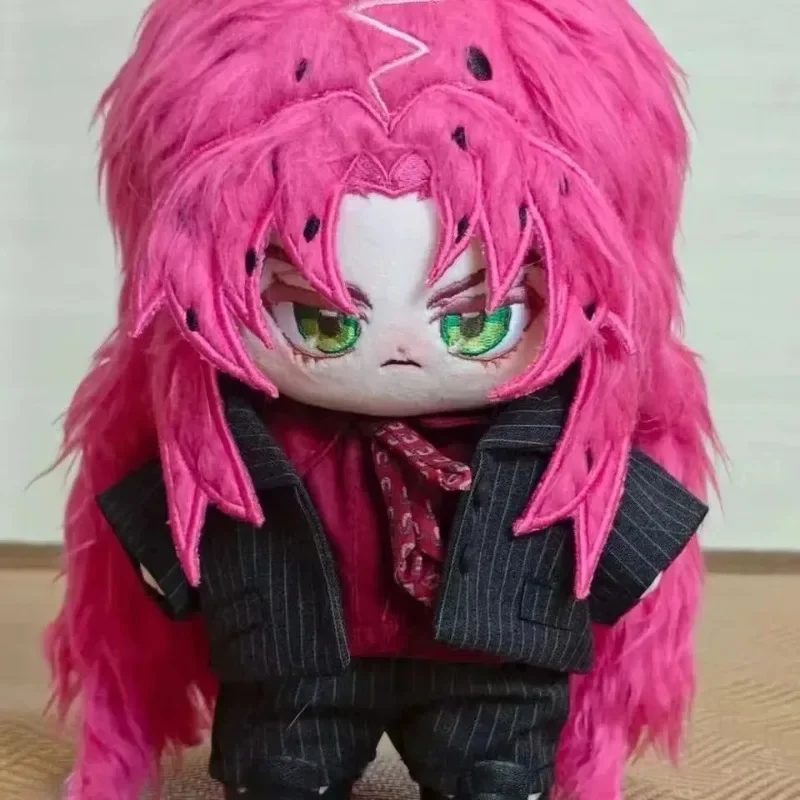 20CM JoJo's Bizarre Adventure jeu Diavolo mignon peluche poupée corps habiller jouets en peluche poupées figurines cadeau pour adultes et enfants