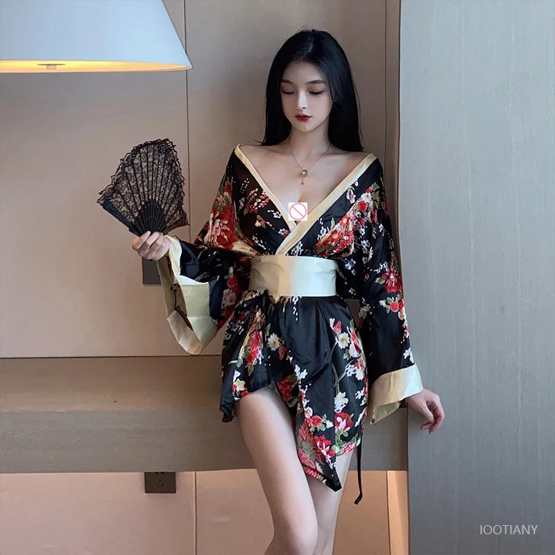

Sexy Erotic Female Uniform Nightclub Role Play Japanese Kimono Erotic Adult Uniform Temptation Clothing Pajamas Erotic Dress