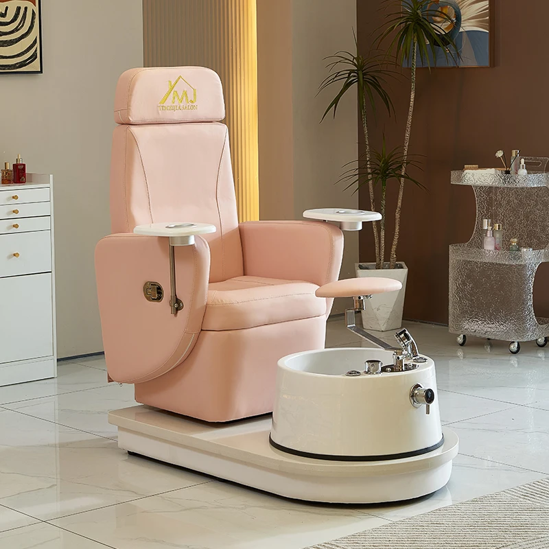 Electric foot-washing and foot-soaking chiropody ear-picking, foot-massage, beauty couch, manicure sofa bed