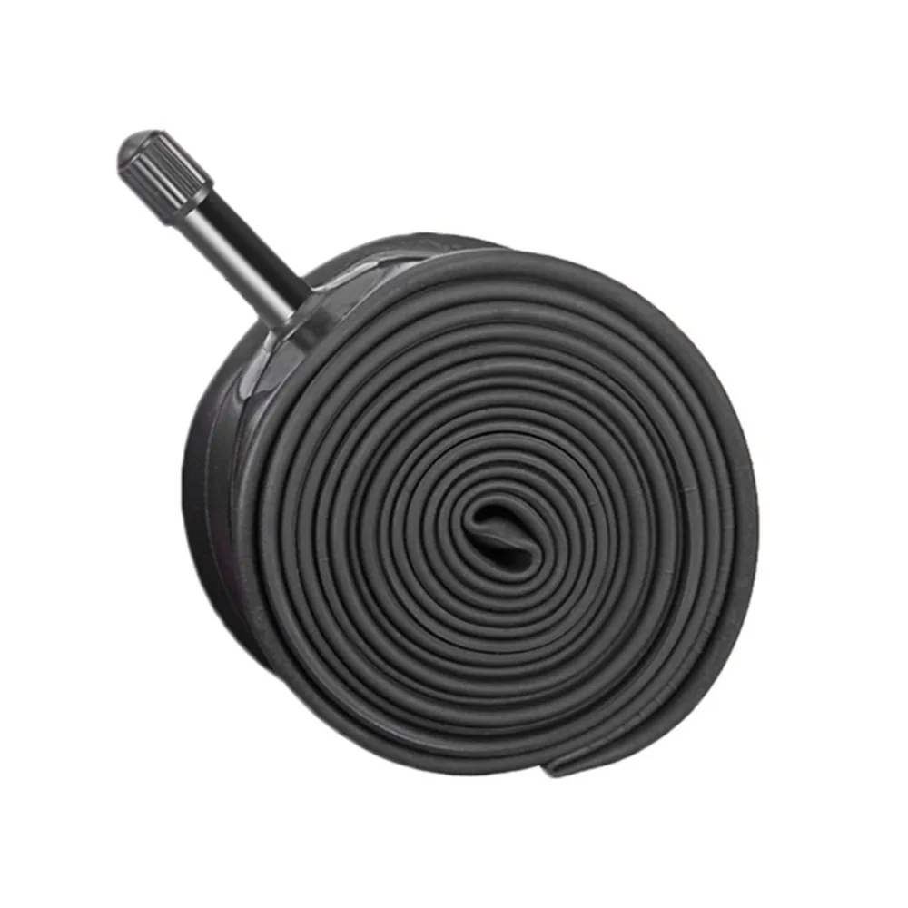 Tubo interior bicicleta Schrader 32 mm de goma negro - imagen 2