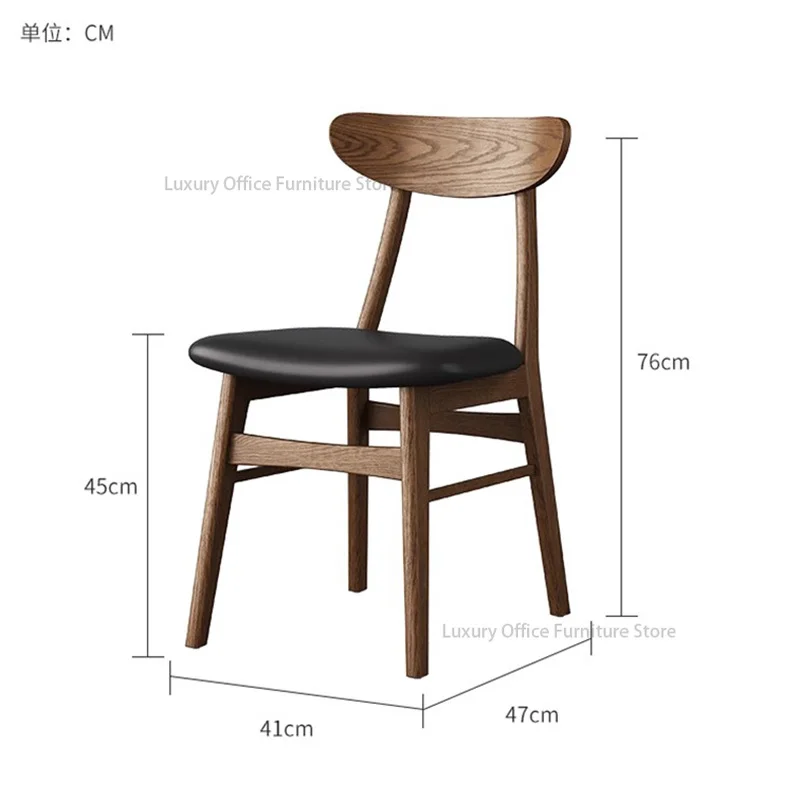 Sillas de Café modernas de estilo nórdico, sillas de Café creativas Vintage de madera maciza para restaurante, diseño ergonómico, muebles de cafetería Esstisch FYCC