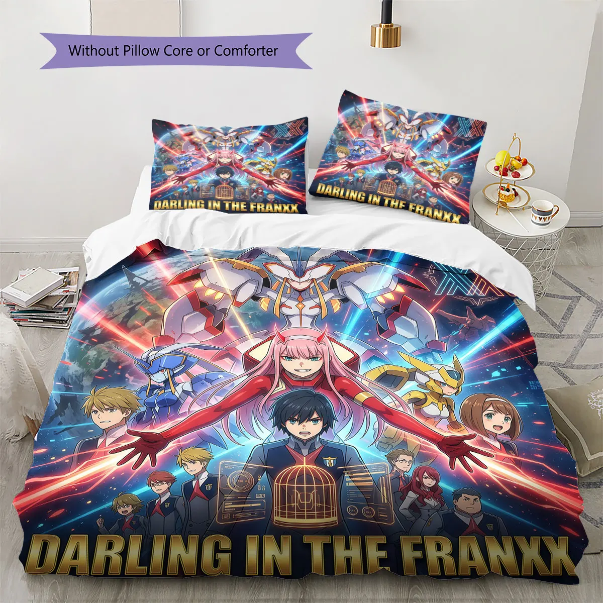 FRANXX Comfor Duvet Cover Children's Bedding Set,Extra Large Size Gifts Various Sizes Available -HE64