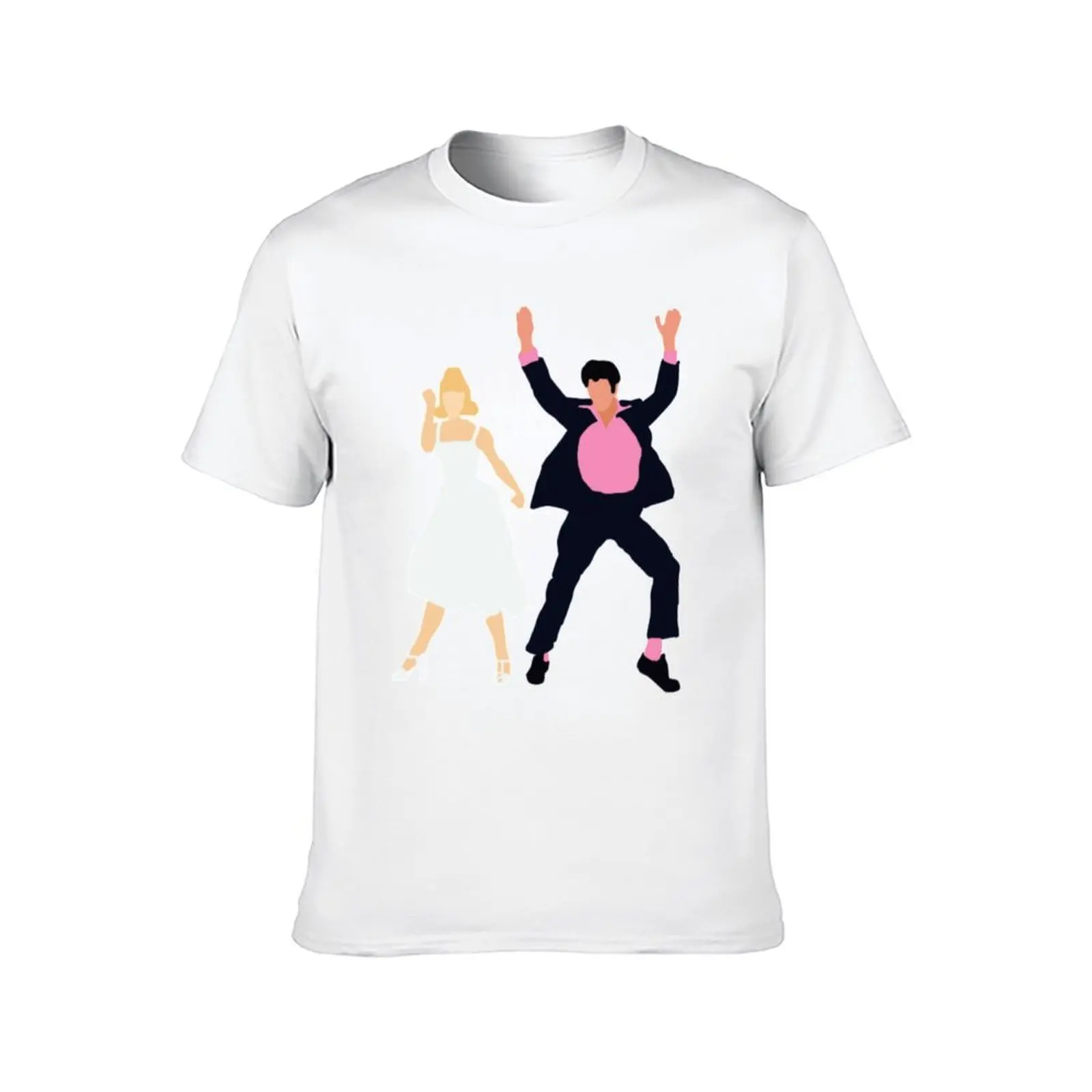 Grease inspired Danny and Sandy School Dance T-Shirt t shirt man cotton man t shirt cotton T-Shirt