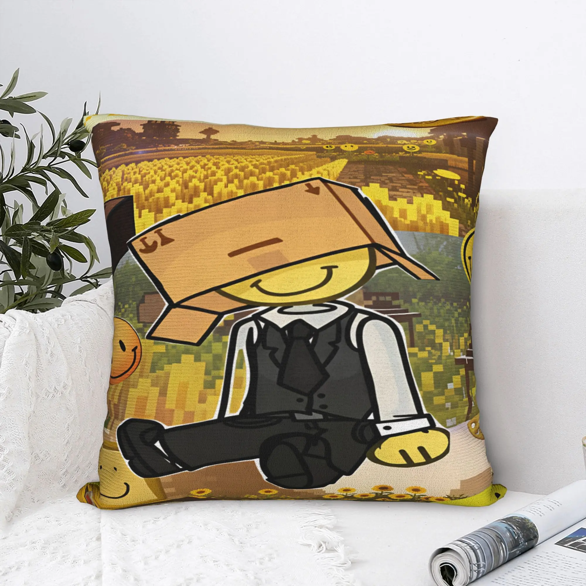 Verity Arg Horror Game Pillowcases  Vintage Pillow Case For Living Room Bed Chair Graphic Pillow Cover