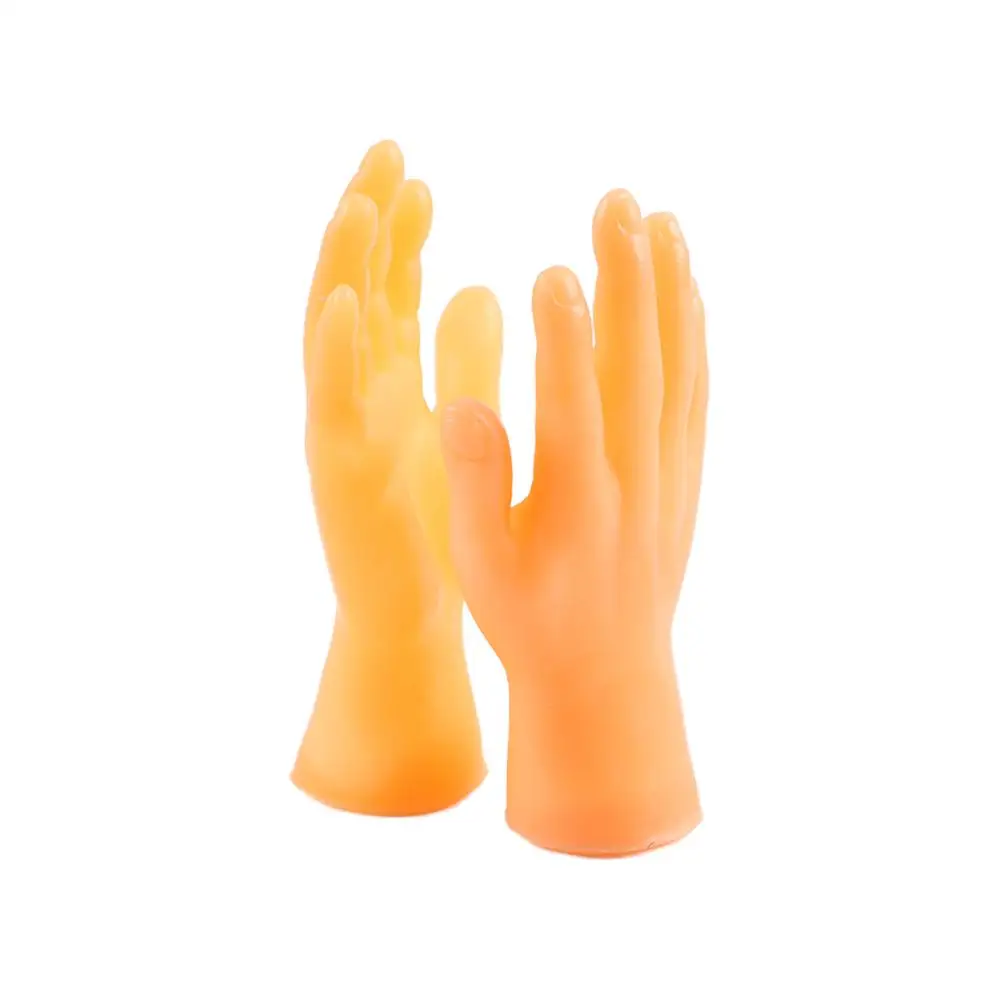 Costume Halloween Gift Left Right Hand Funny Toys Creative Finger Toys Finger Puppets Small Hand Model Tiny Finger Hands