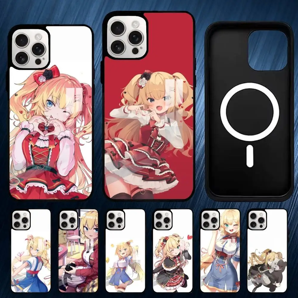 

A-Akai Haato Phone Case For iPhone 17,16,15,14,13,12,11,Plus,Pro,Max Magsafe Magnetic Wireless Charging