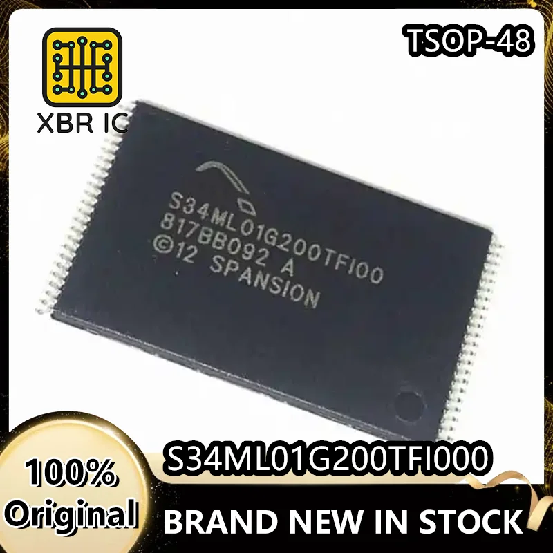 

(20/50 pieces) S34ML01G200TFI000 Memory NAND FLASH TSOP48 2Gb memory ic New original authentic spot fast delivery
