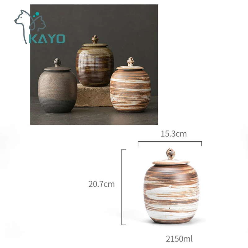 Large Urns for Human Ashes Funeral Ceramics Pet Urns Ash Holder Sealed Cremation Adult Keepsake Loving Memorial Souvenirs Gift