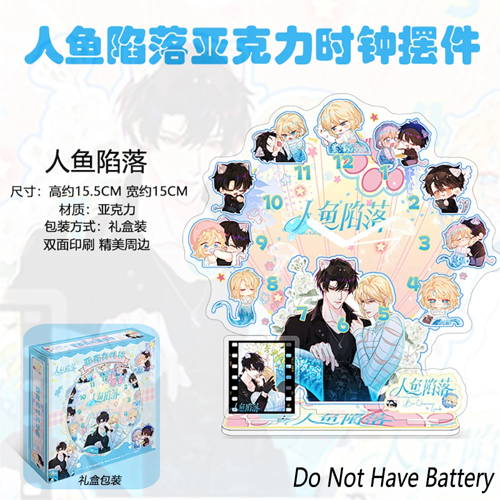 حار الهزلي الطرفية ساعة أكريليك الحلي أرقام كول حامل نموذج تحصيل اللعب زخارف مكتب مفاجأة الهدايا لمحبي أنيمي #4