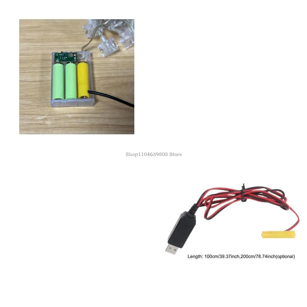 

USB от 5V2A до 4,5 В питания батареи питания REPL 3X LR03 AAA TOY GAS PLASE TOCKES