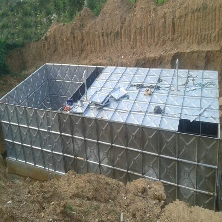 

Underground Rainwater Containers 1000000 Liter Galvanized Steel Water Storage Tank Underground Water Holding Tank