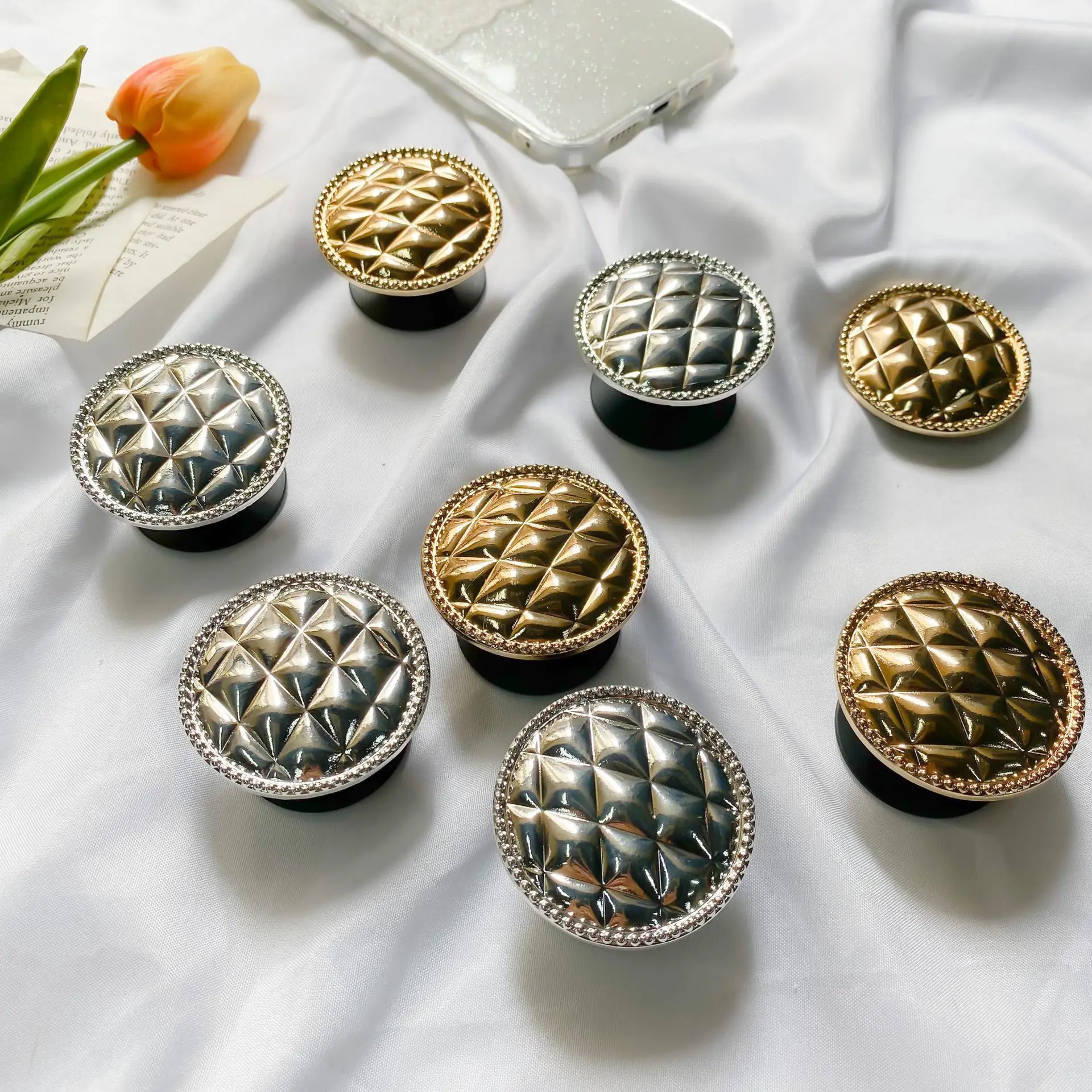 

Креативная веерообразная минималистичная подставка для телефона, персонализированное зеркало для макияжа Goddess Art, портативное настольное крутая подушка безопасности, ручка для телефона