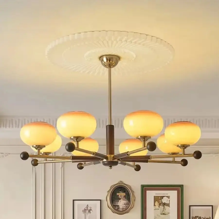 BROTHER Contemporary Pendant Lamp American Living Room Dining Room Bedroom Hotel Villa Cafe Simple Art Home Chandelier