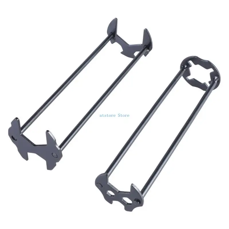 

H37D 2Pcs Multifunctional Basin Wrench Double Ended Wrenches Sink Wrench Set Under Sink Plumbers Wrench for Kitchen Bathroom
