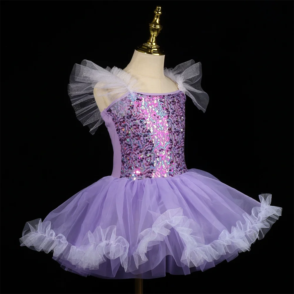 Costumes de spectacle sur scène pour filles, justaucorps de Ballet, vêtements de danse pour enfants, robe de princesse Tutu d'été pour enfants