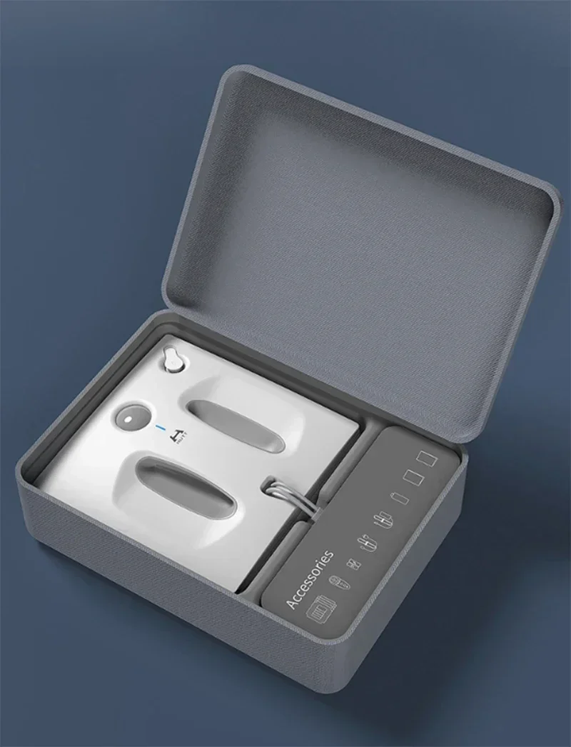 HUTT W66 เครื่องทําความสะอาดหน้าต่าง หุ่นยนต์ทําความสะอาดหน้าต่างสเปรย์น้ําอัตโนมัติ เครื่องทําความสะอาดกระจกเปียกและแห้งความถี่อัจฉริยะ