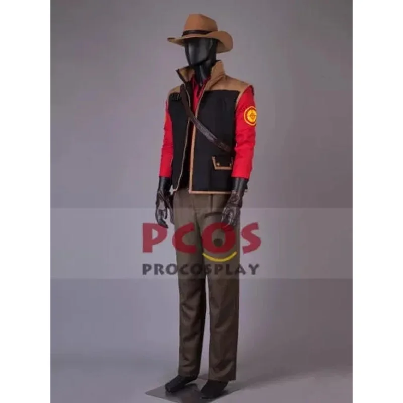 DY20New! فريق القلعة 2 قناص الأحمر تأثيري حلي مجموعة كاملة أزياء الهالوين ملابس أنيمي Clothes25