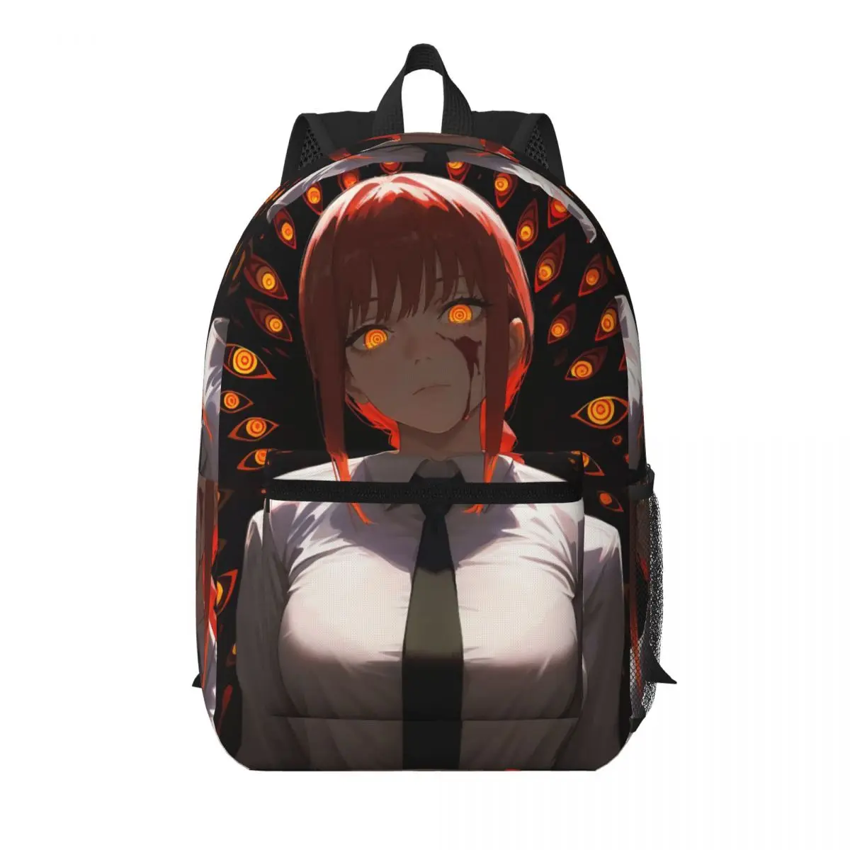 

Makima Student Backpack School Bag Hiking Travel Daypack for Men Women Bookbag Shoulder Bags