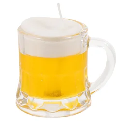 Soy Wax Candles Mini Beer Glass Decor Small Cup Premium Wax Party Supplies Wedding Prom Banquet Club Bar Festive Decoration