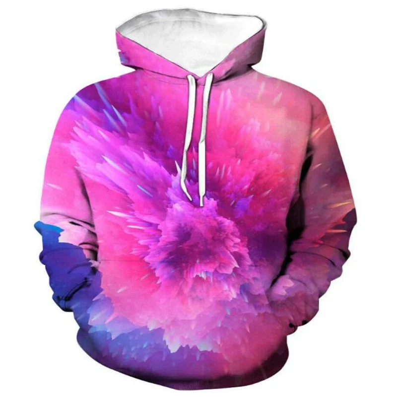 Colourful Graffiti 3D Print Hoodies Men Women Casual Oversized Hoodie Pullovers Hooded Sweatshirts Tracksuit Coats Kids Clothing