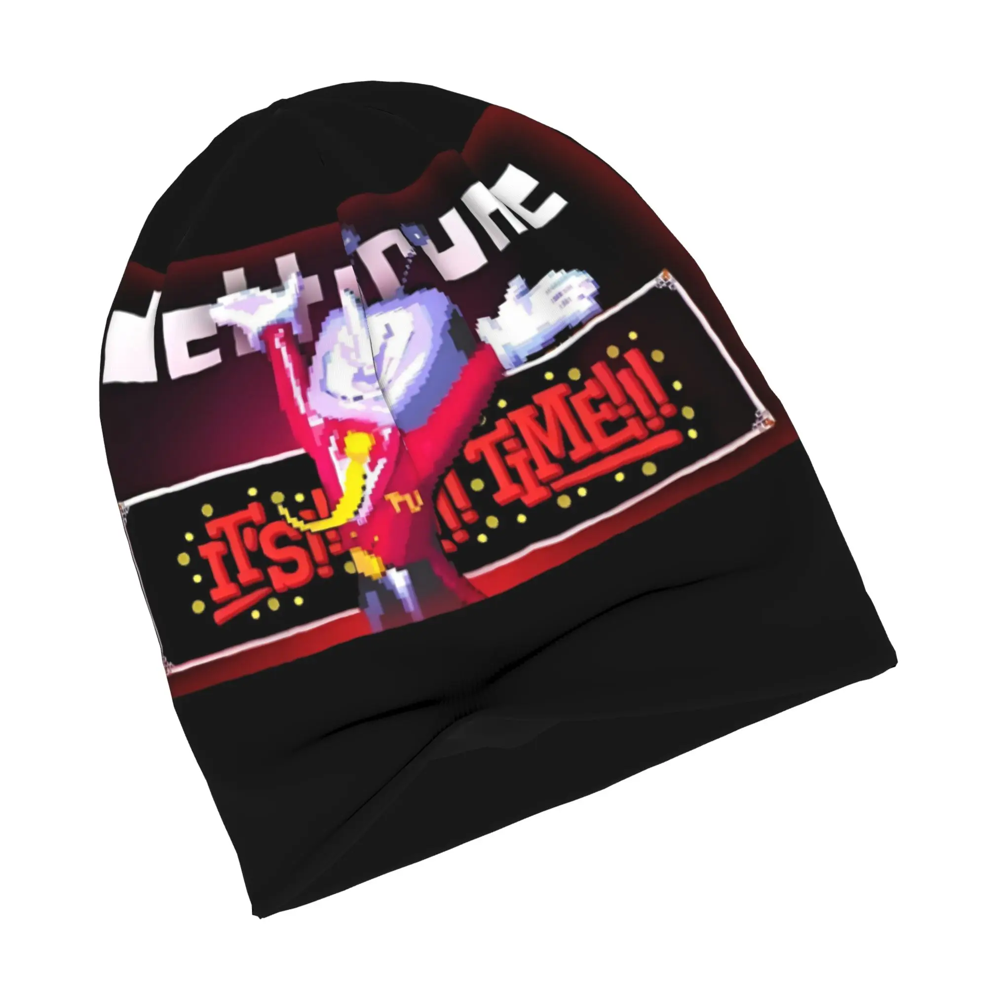 It's TV Time Computer D-Deltarune Beanie Cap Unisex Winter Warm Bonnet Femme Knitted Hats Fashion Outdoor Ski Beanies Hats For