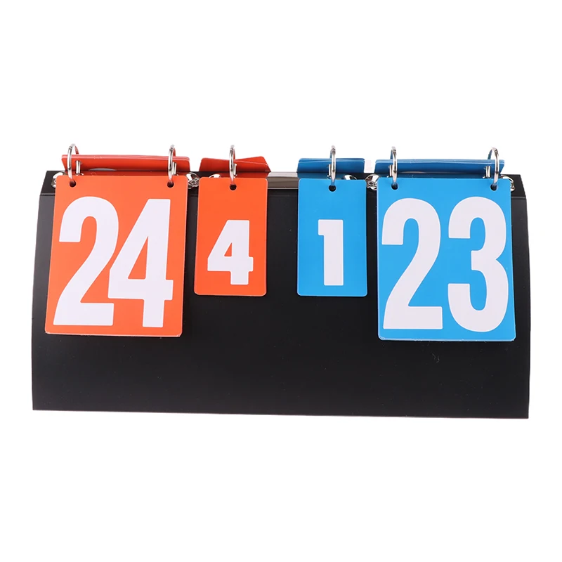 Sports Digit Scoreboard Tabletop Scoreboard 6-Digit Score Keeper Portable Soccer Basketball Referee Coach Score Counter