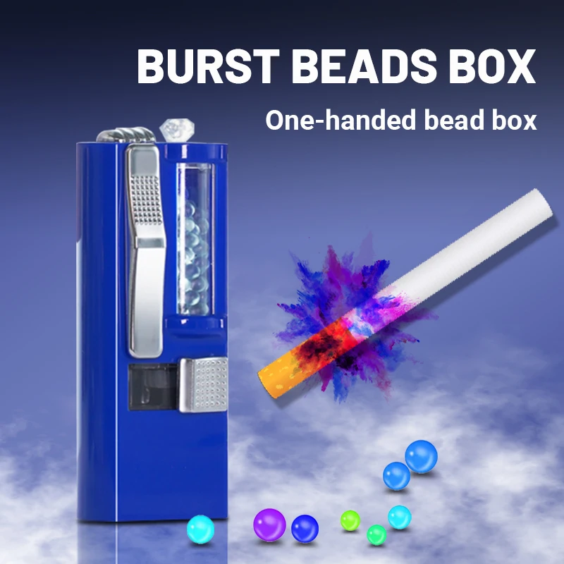 Factory Grade New Compact Durable Tropical Fruit Flavor Cigarette Burst Bead Capsule 1 Free Simple Box Over $15 Cigarette Box