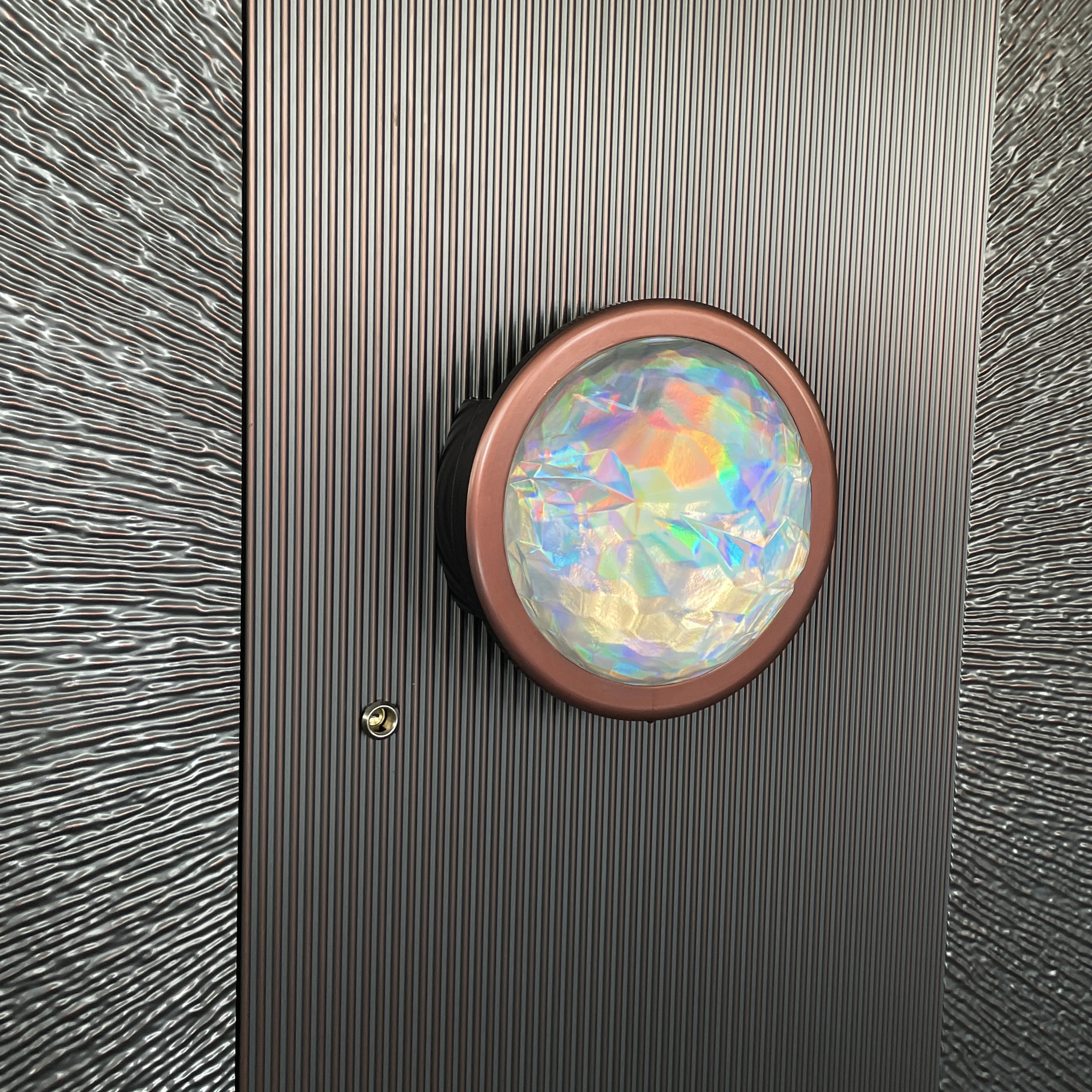 新しいデザインのセキュリティ装甲外装玄関ドア、鋳造アルミニウム製メインエントランスドア（別荘用）