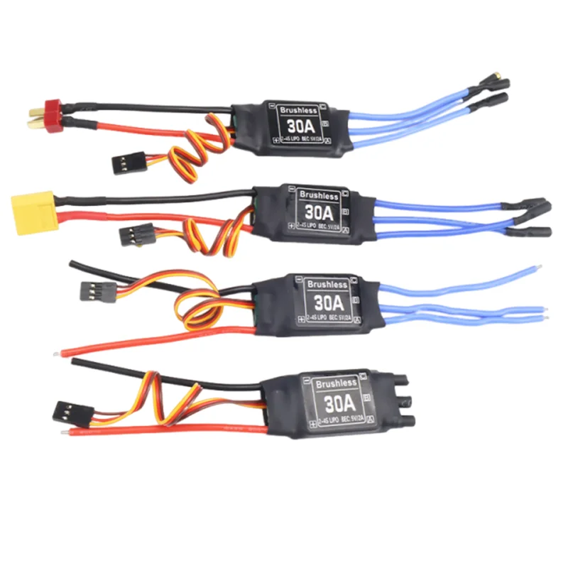 Controlador de velocidade esc 40a /30a sem escova 2-4s com 5v 3a ubec rc fpv quadcopter aviões helicóptero f450 f550 s500 motor expandir